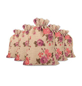 Traditional Elegance to Your Occasions with 100 Pcs Jute Potli Bags for Women-Perfect for Weddings, Anniversaries, and Memorable Return Gift